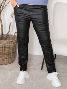 Kiana coated pants black - Online-Mode
