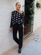 Liberté Alma LS top black big dot - Online-Mode