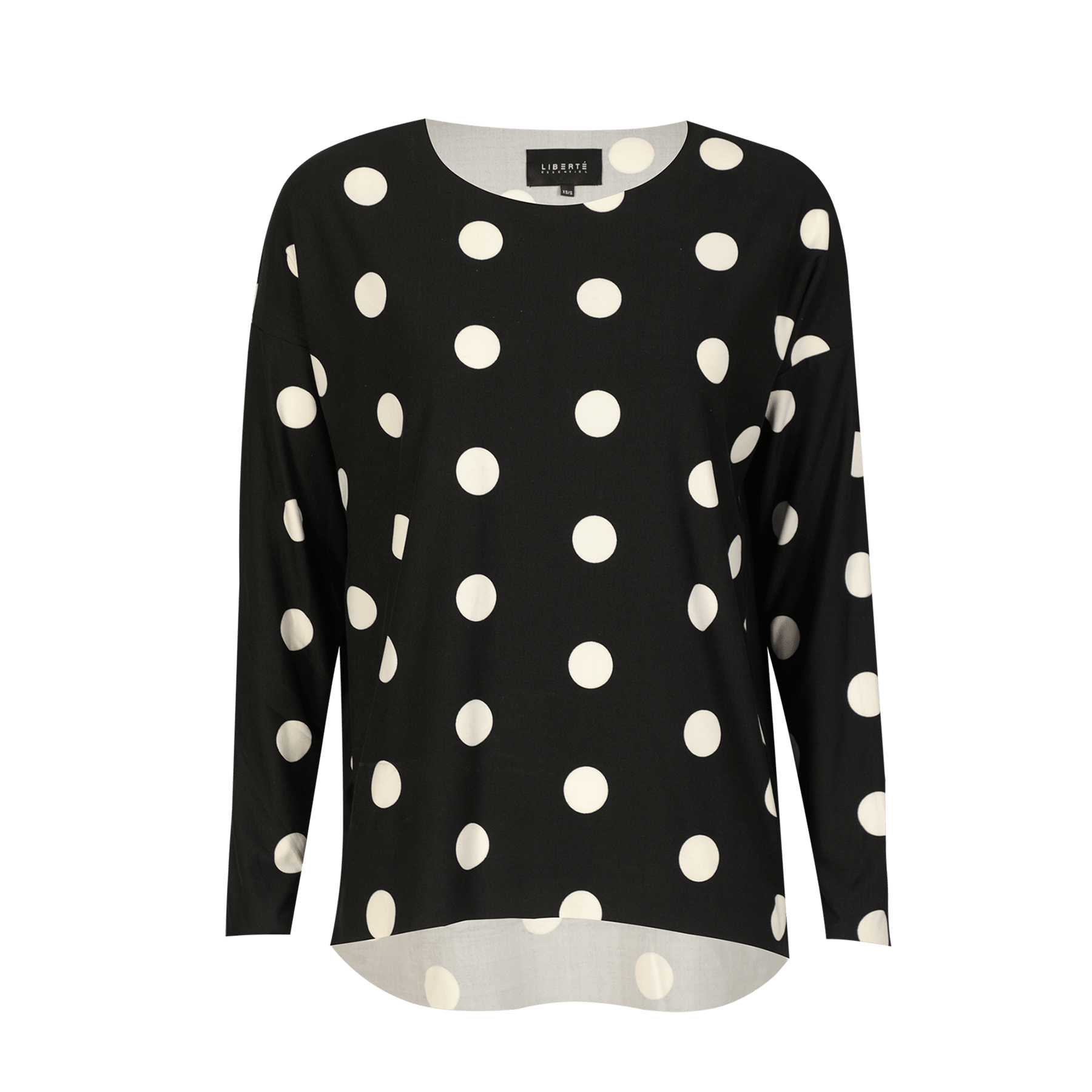 Liberté Alma LS top black big dot - Online-Mode