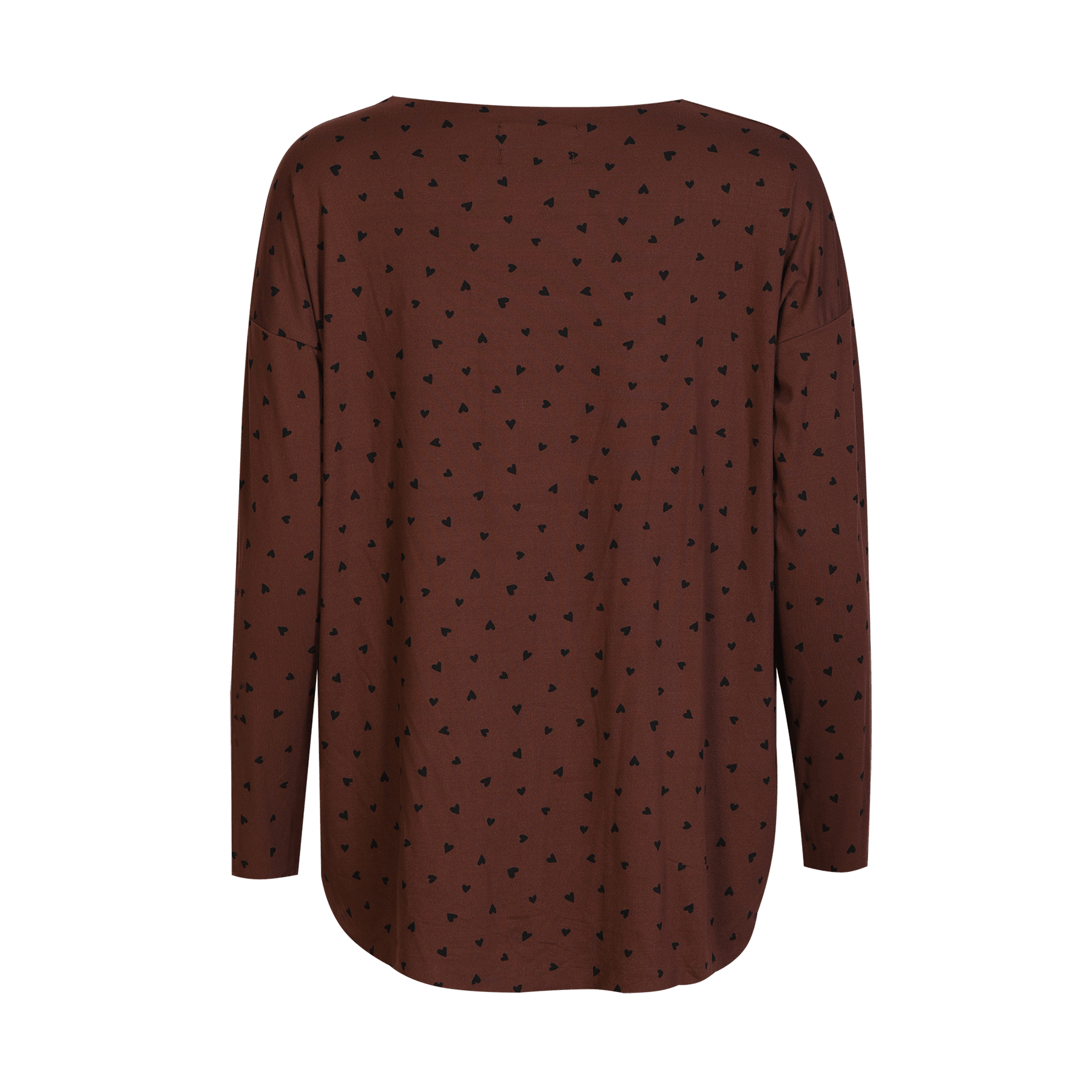 Liberté Alma LS top brown black heart - Online-Mode