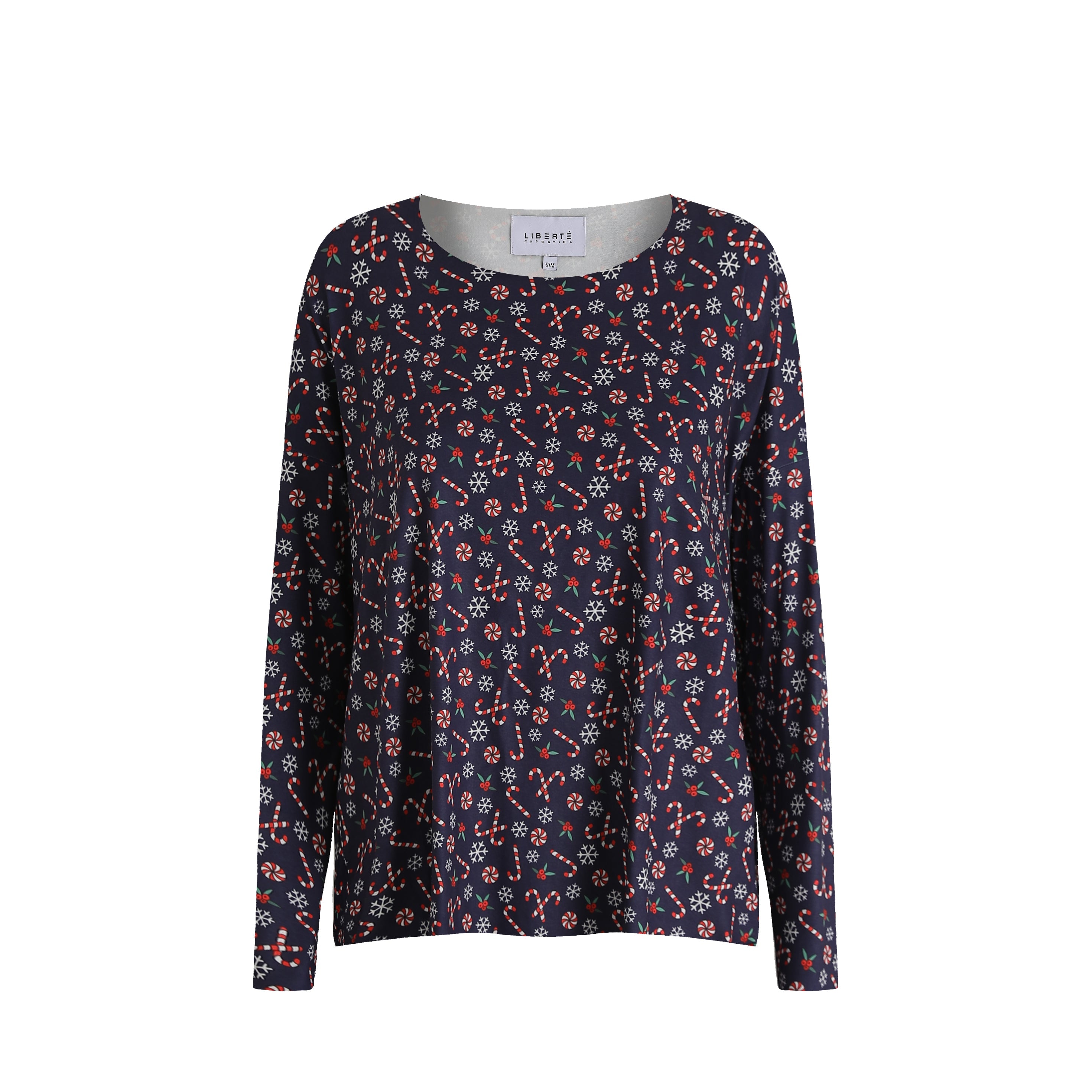 Liberté Alma LS top candycane navy - Online - Mode