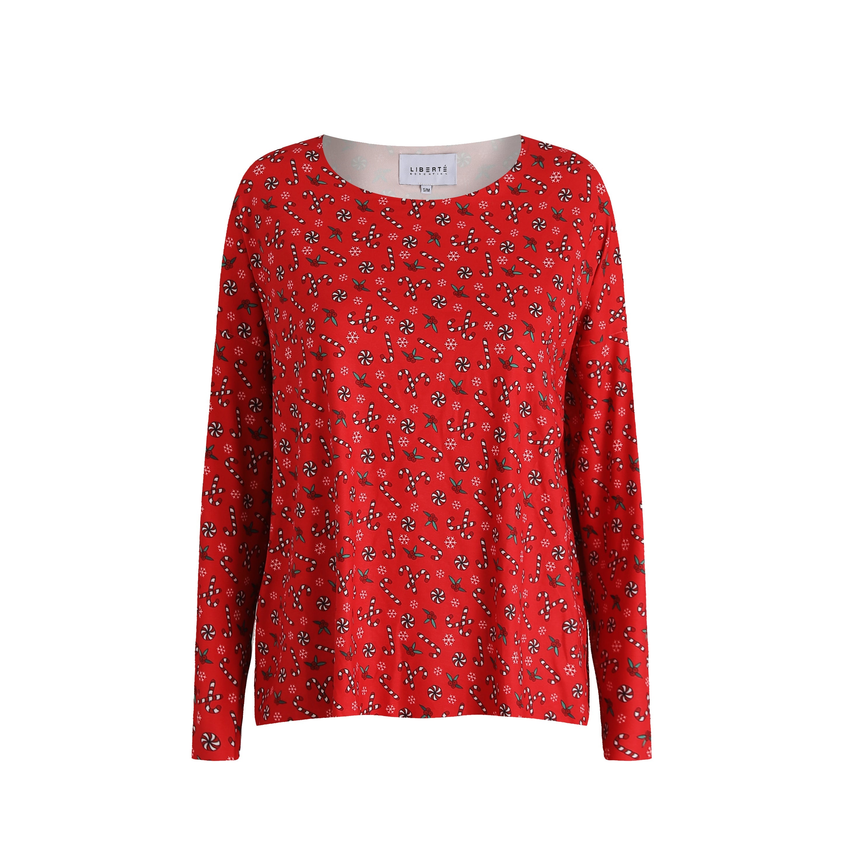 Liberté Alma LS top candycane red - Online - Mode