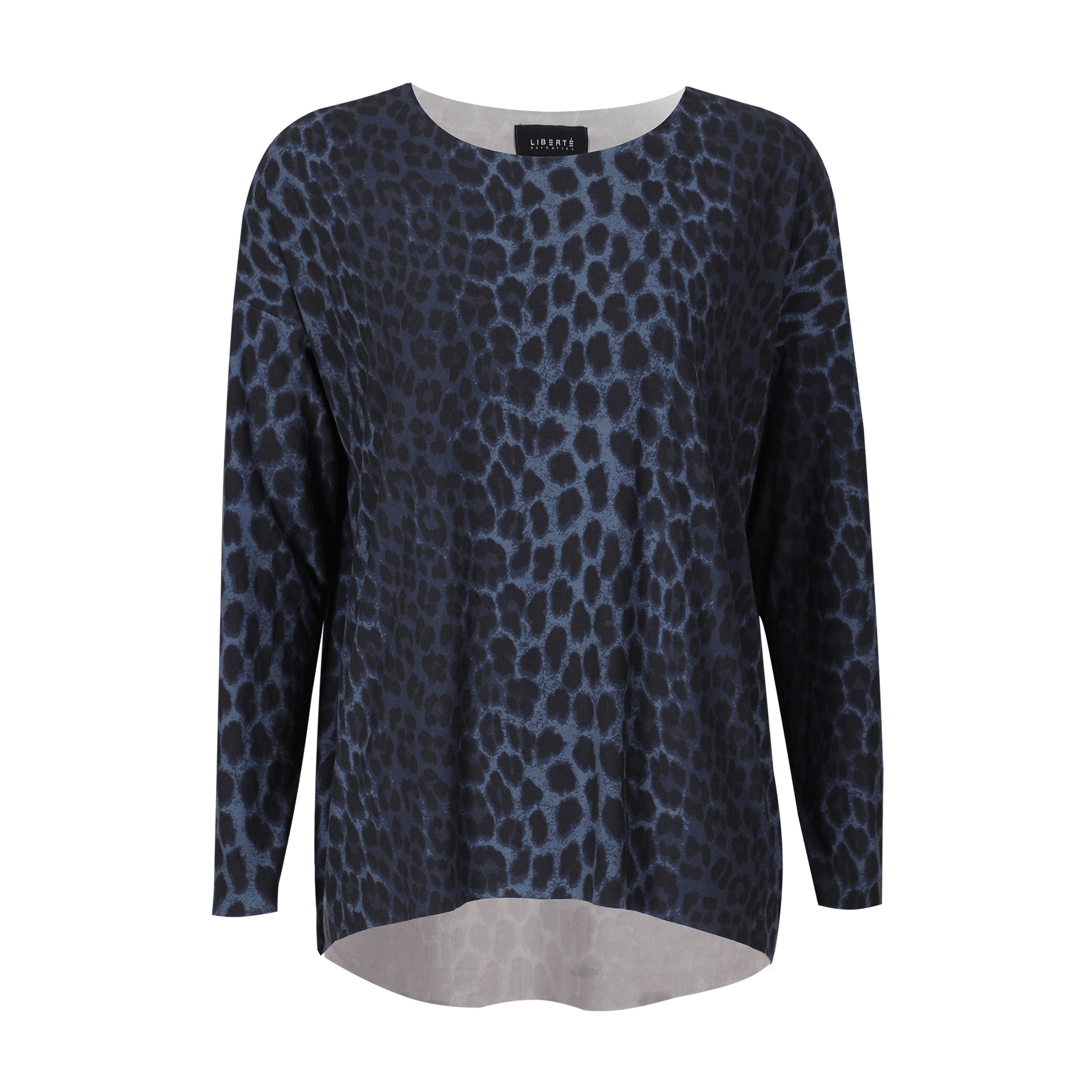 Liberté Alma LS top dusty navy leo - Online - Mode