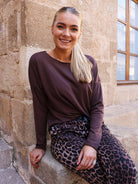 Liberté Alma LS top fleece brown - Online-Mode