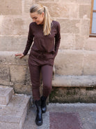 Liberté Alma LS top fleece brown - Online-Mode