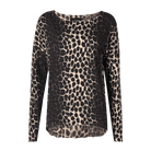 Liberté Alma LS top fleece dark brown lux leo - Online - Mode