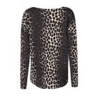 Liberté Alma LS top fleece dark brown lux leo - Online - Mode