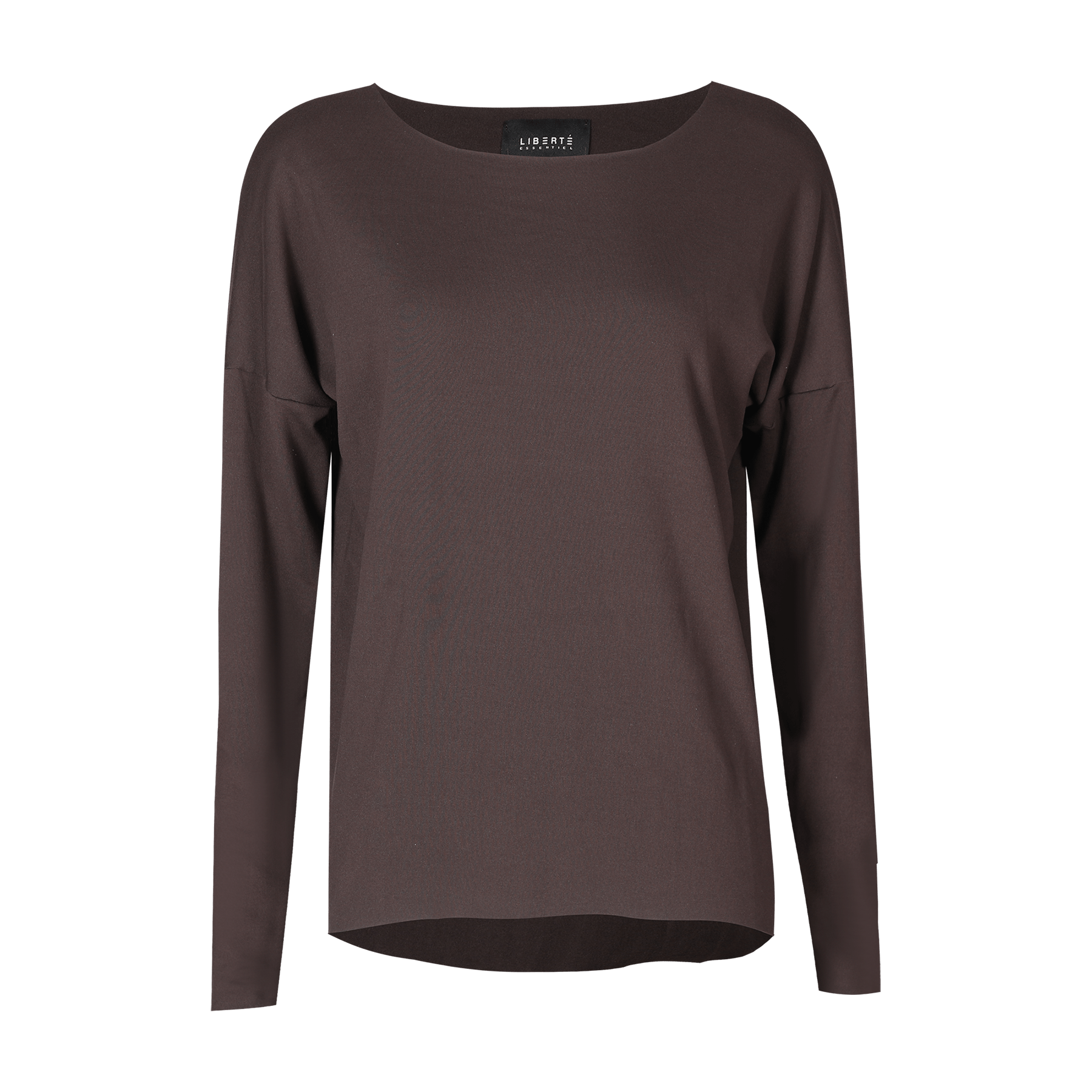 Liberté Alma LS top fleece dark chokolate - Online - Mode