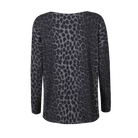 Liberté Alma LS top fleece dark grey leo - Online - Mode