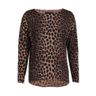 Liberté Alma LS top fleece leo brown - Online-Mode
