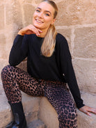 Liberté Alma pants fleece leo brown - Online-Mode