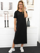 Liberté Alma t - shirt dress black - Online - Mode