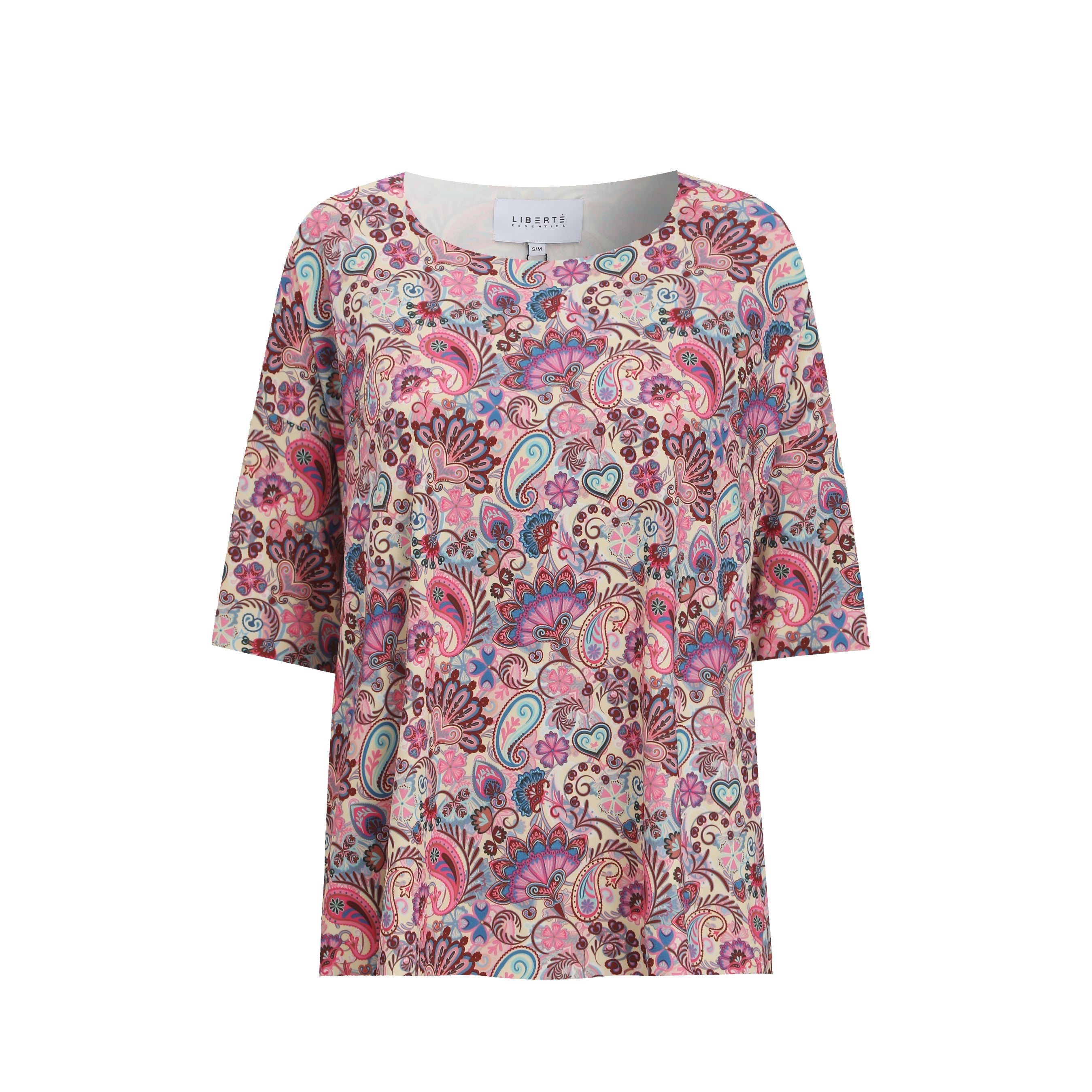 Liberté Alma t-shirt pink paisley - Online-Mode