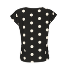 Liberté Alma U t-shirt black big dot - Online-Mode
