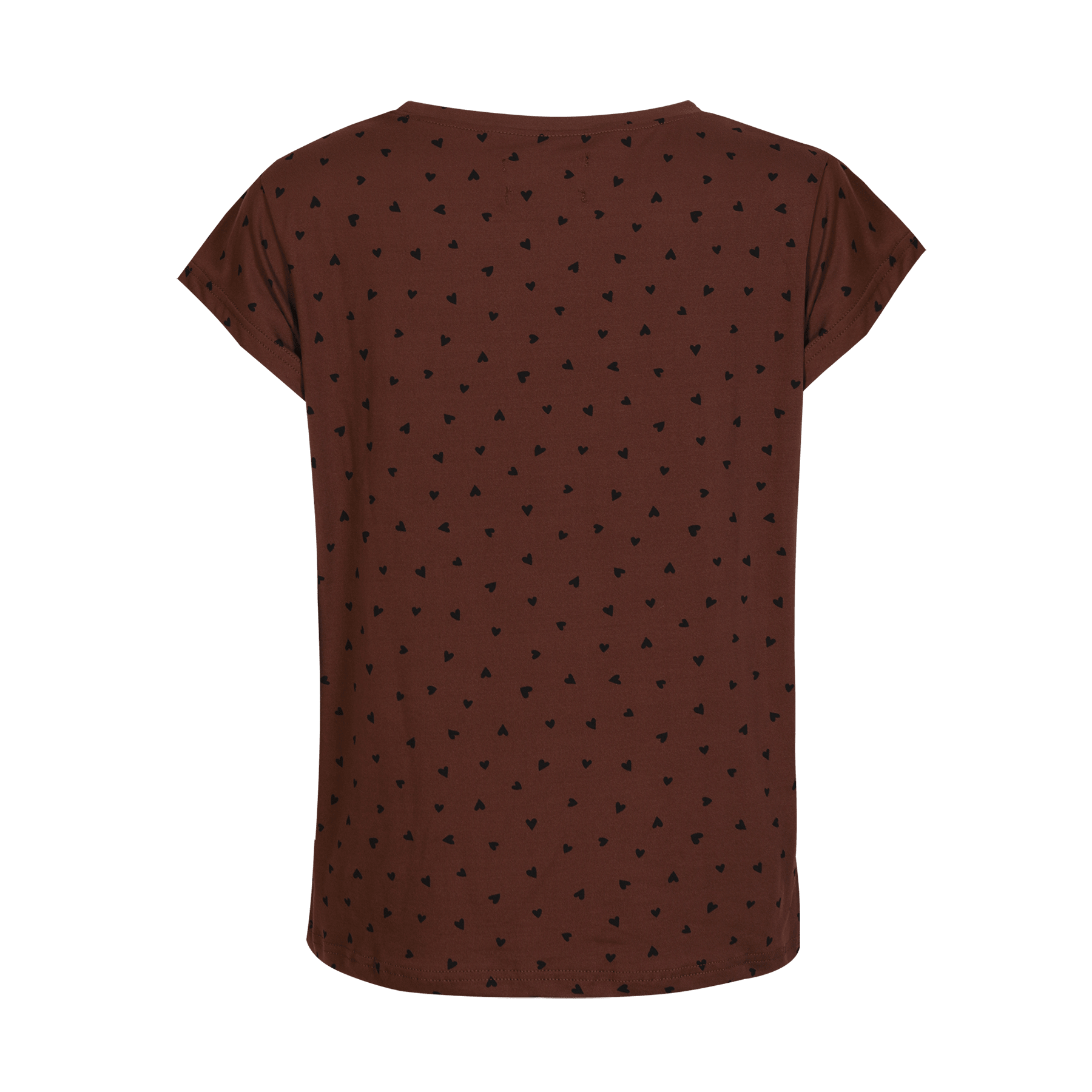 Liberté Alma U t-shirt brown black heart - Online-Mode