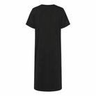 Liberté Alma v-neck t-shirt dress black - Online-Mode