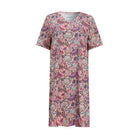 Liberté Alma v-neck t-shirt dress pink paisley - Online-Mode