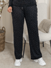 Liberté Alma wide pants black simili