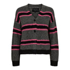 Liberté Fro cardigan dark grey/black/pink - Online - Mode