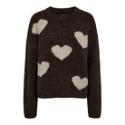 Liberté Fro heart pullover chocolate - Online-Mode