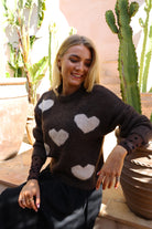 Liberté Fro heart pullover chocolate - Online-Mode
