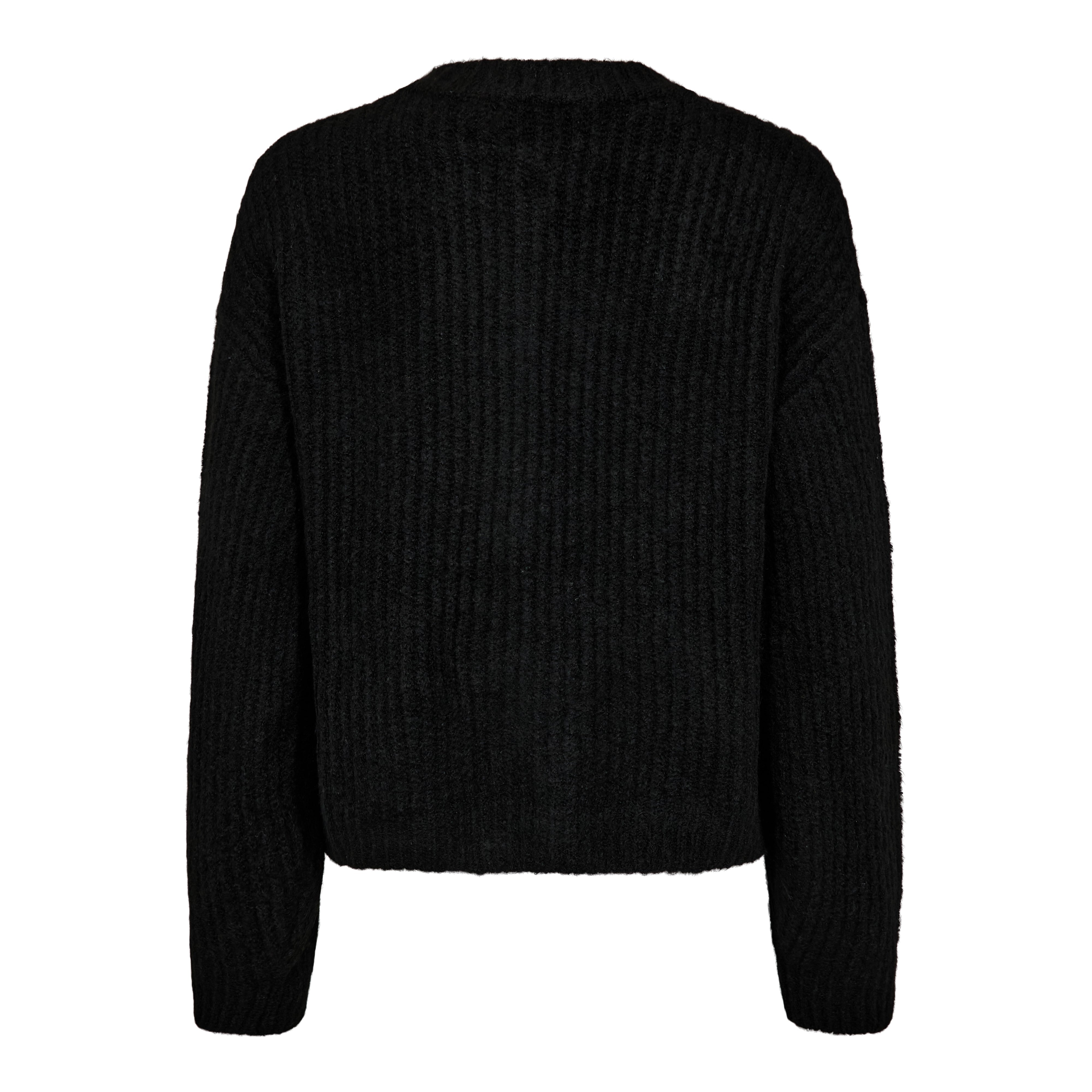 Liberté Fro o-neck cardigan black - Online-Mode