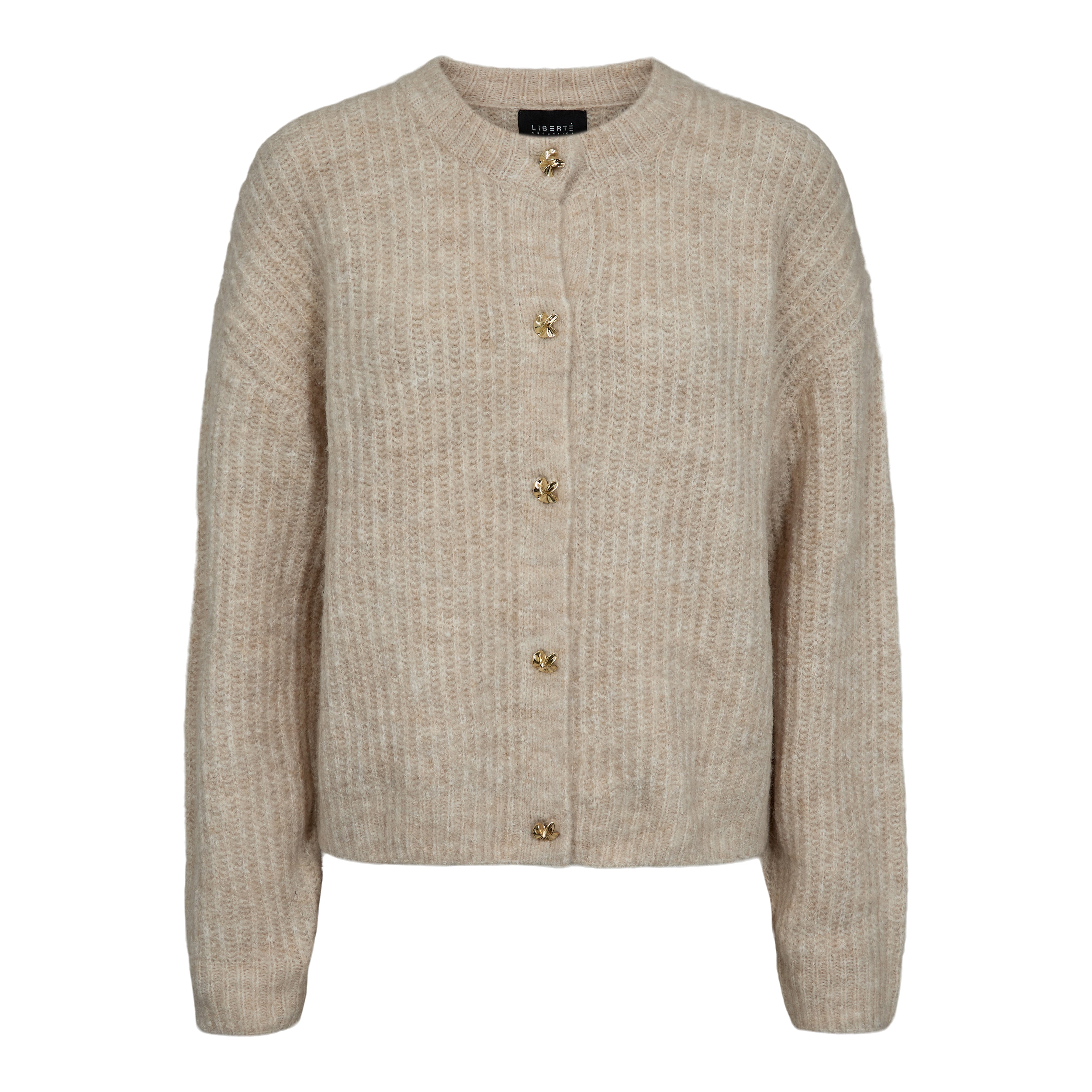 Liberté Fro o-neck cardigan ivory - Online-Mode