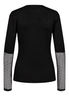 Liberté Isa LS lace sleeve blouse black dot - Online - Mode