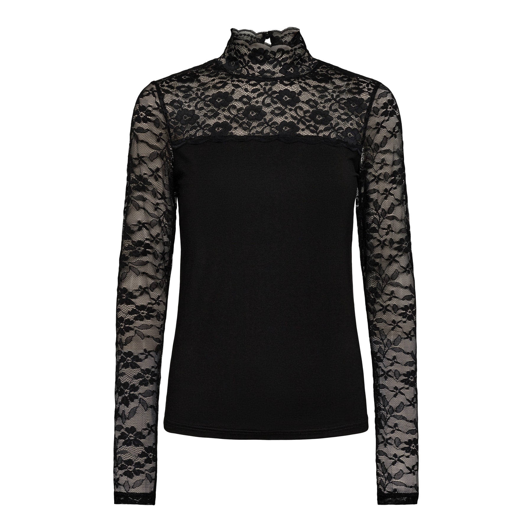 Liberté Lisa LS lace blouse black - Online - Mode