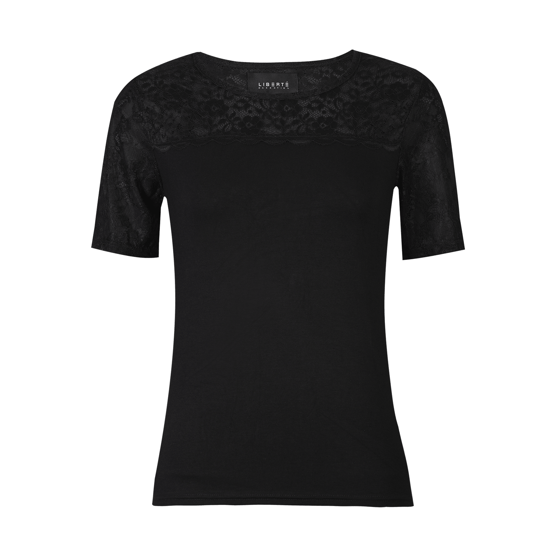 Liberté Lisa SS lace blouse 2 black - Online-Mode