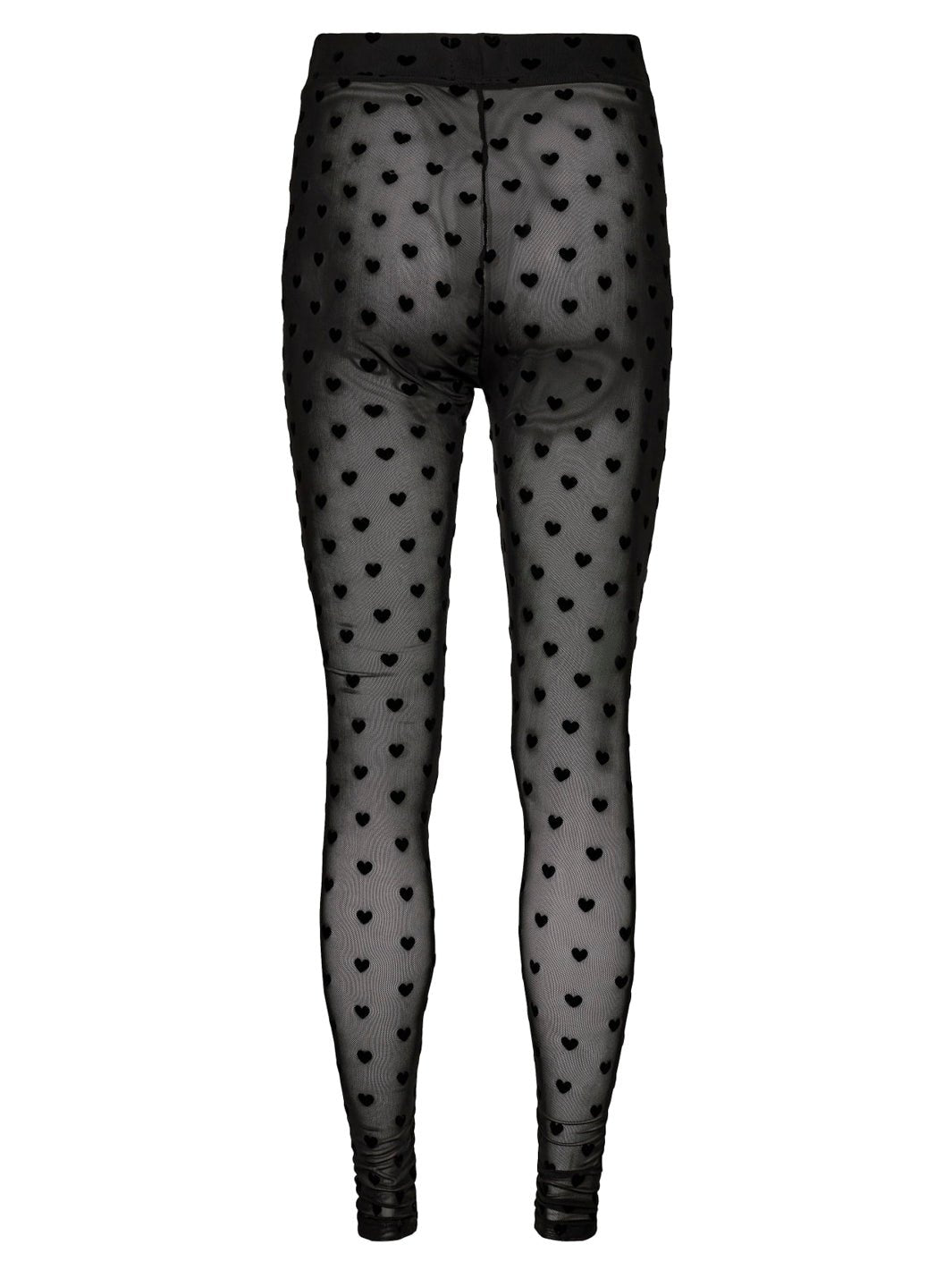 Liberté Mesh leggings black flock heart - Online - Mode