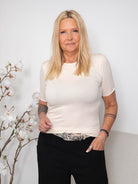 Liberté Natalia SS blouse ivory - Online-Mode