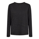 Liberté Ulla LS stripe tshirt dark grey/black - Online - Mode