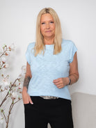 Liberté Ulla t-shirt baby blue - Online-Mode