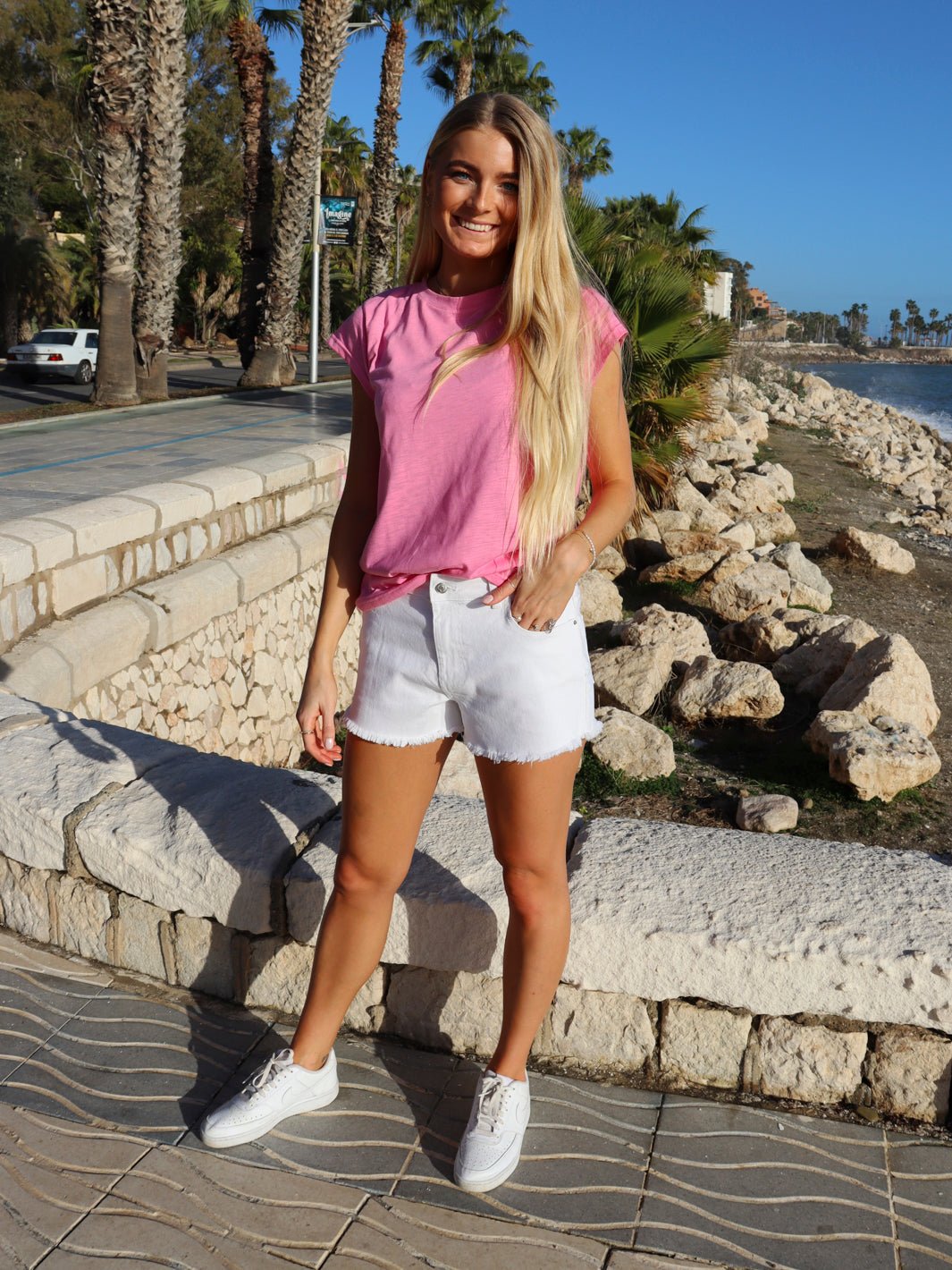 Liberté Ulla t - shirt barbie pink - Online - Mode