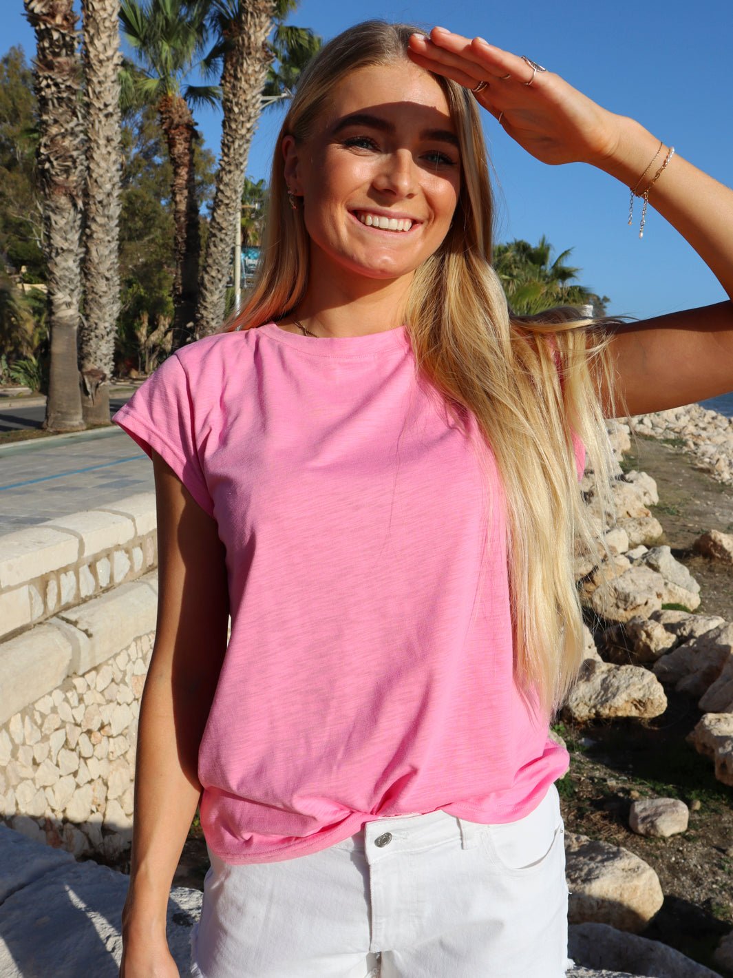 Liberté Ulla t - shirt barbie pink - Online - Mode