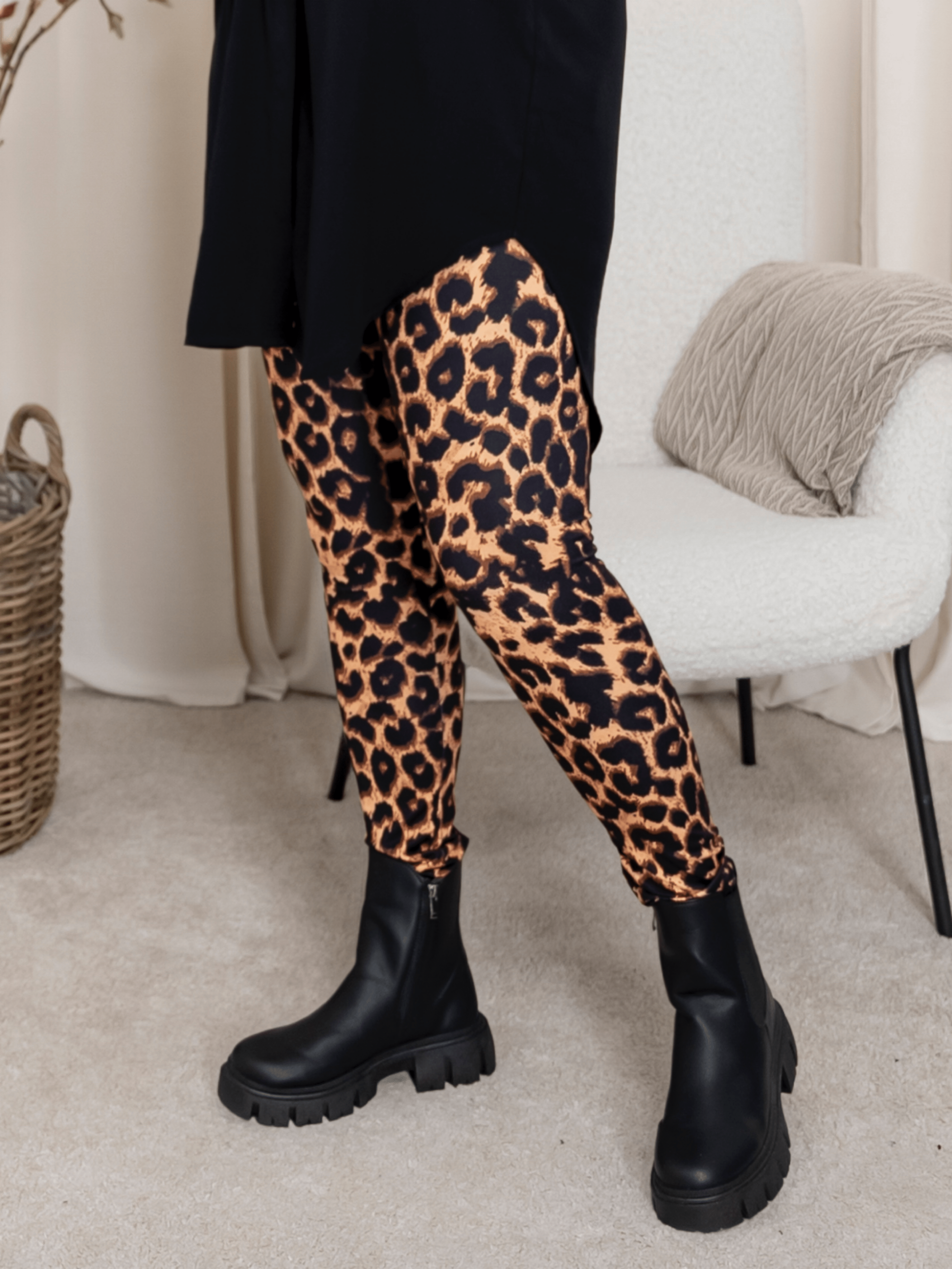 Loui leggings brown leo - Online - Mode