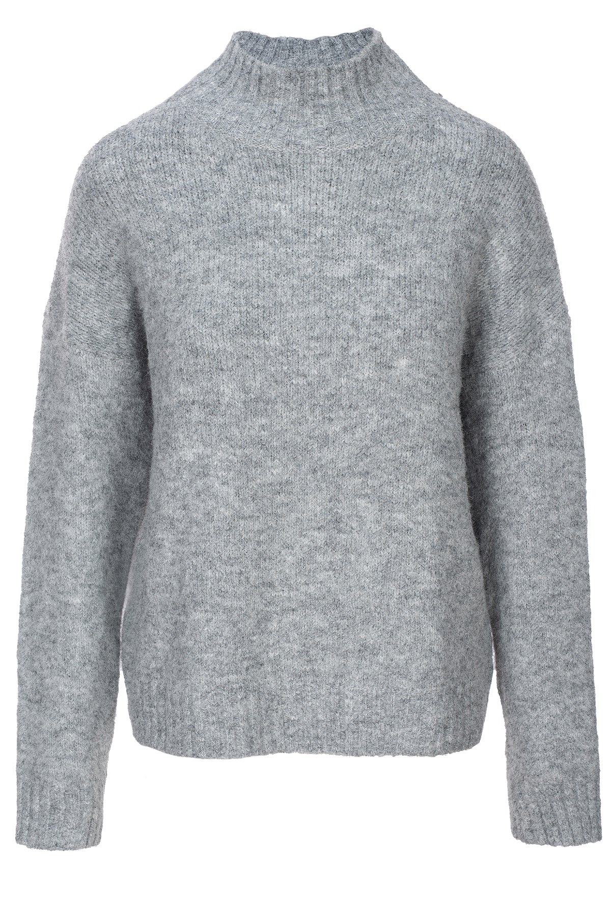 Luxzuz Kaia knit grey melange - Online - Mode