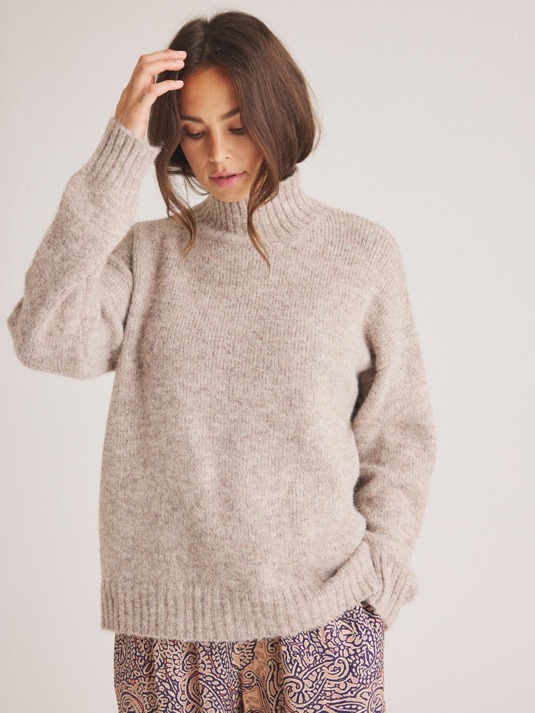 Luxzuz Kaia knit pine bark - Online - Mode