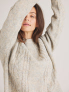 Luxzuz Katriona knit light grey - Online - Mode