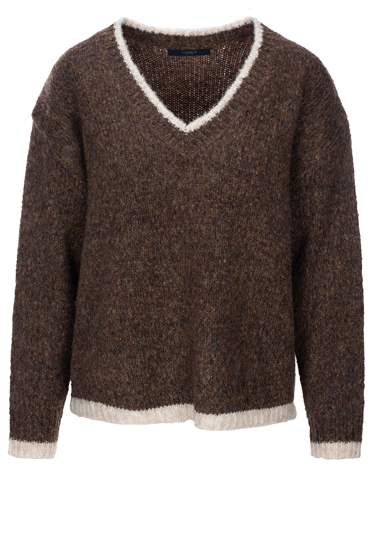 Luxzuz Kianna knit fondue fudge - Online - Mode