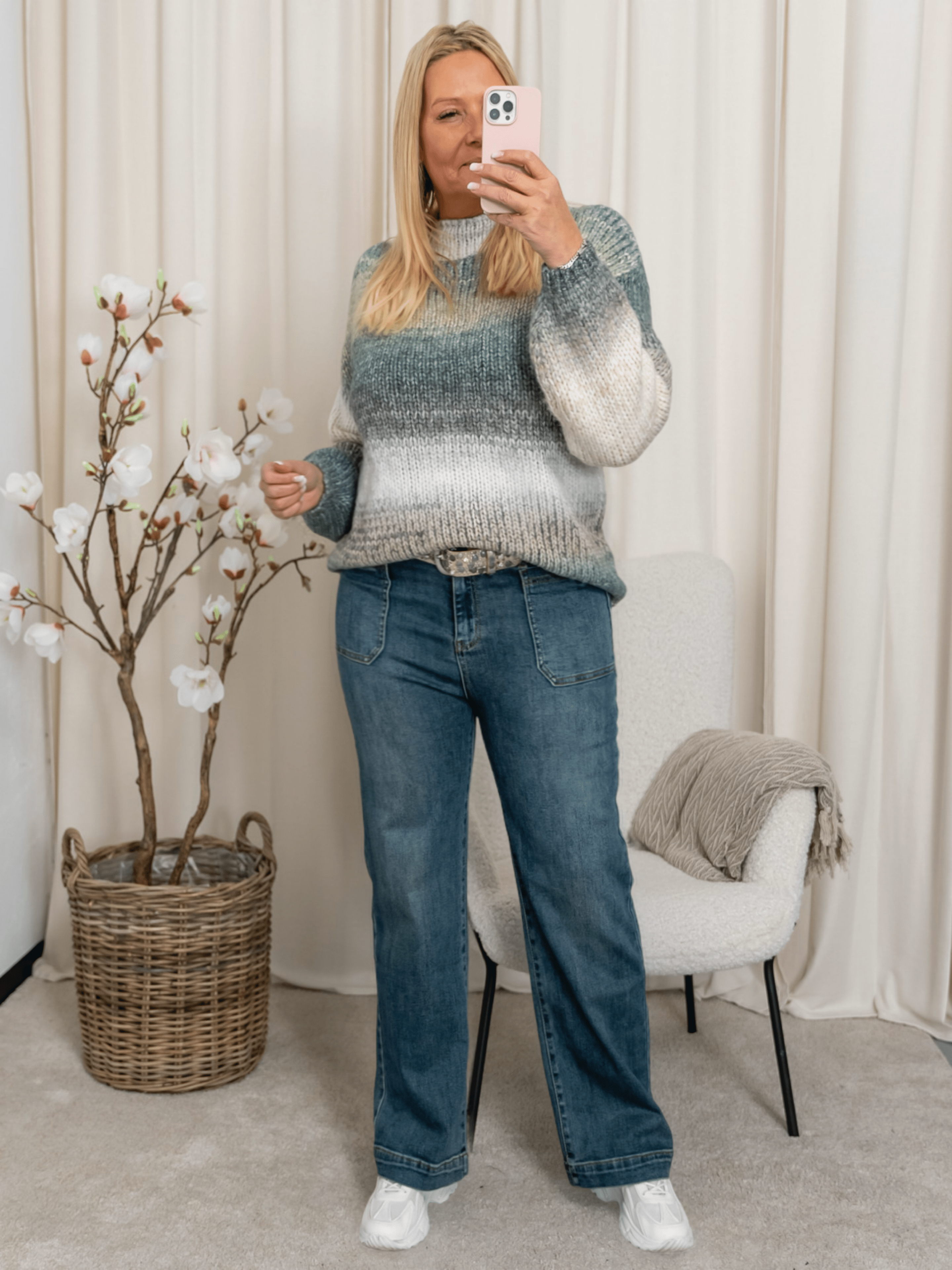 Luxzuz Kiki knit bottle green - Online - Mode