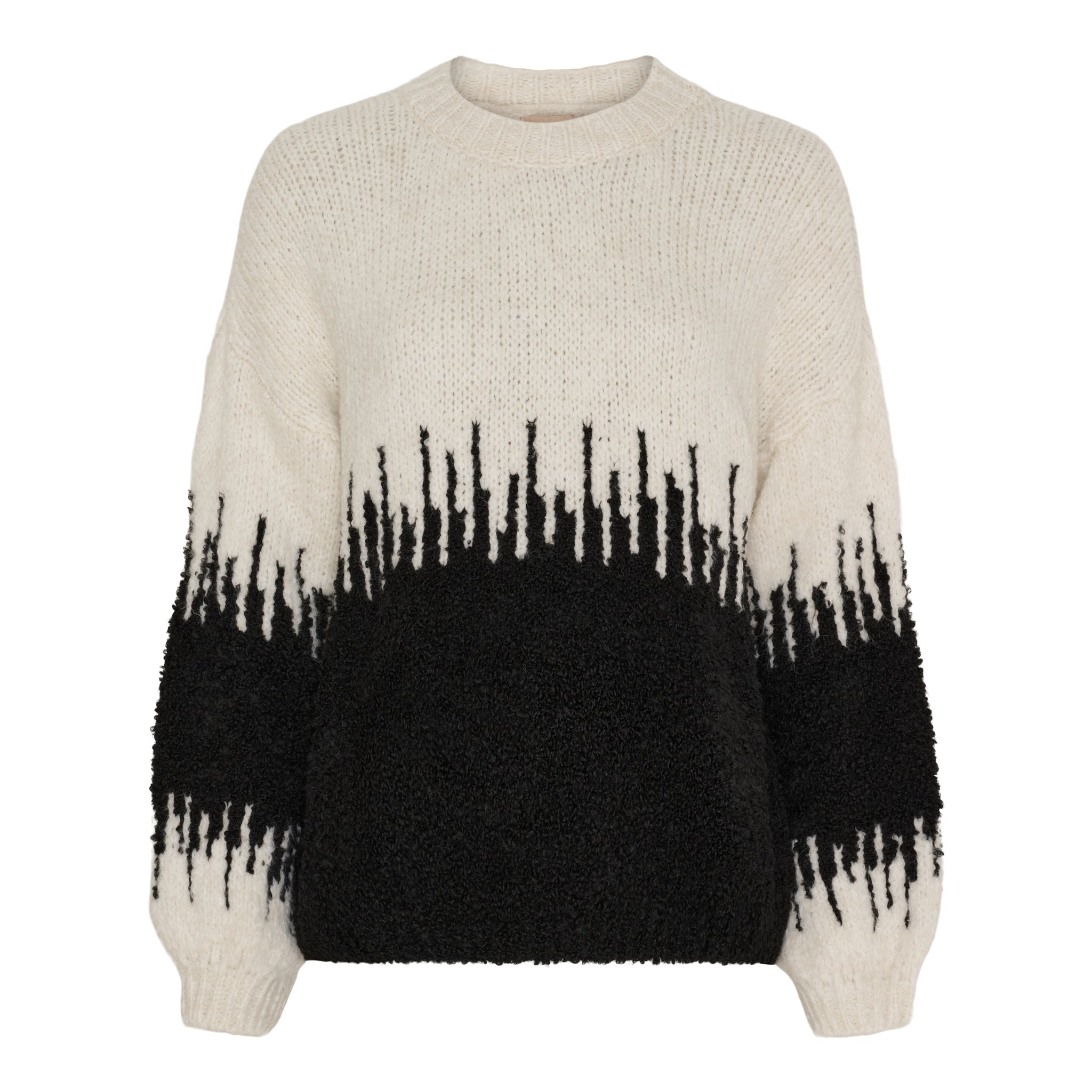 Marta du Chateau Aimee knit beige/black - Online - Mode