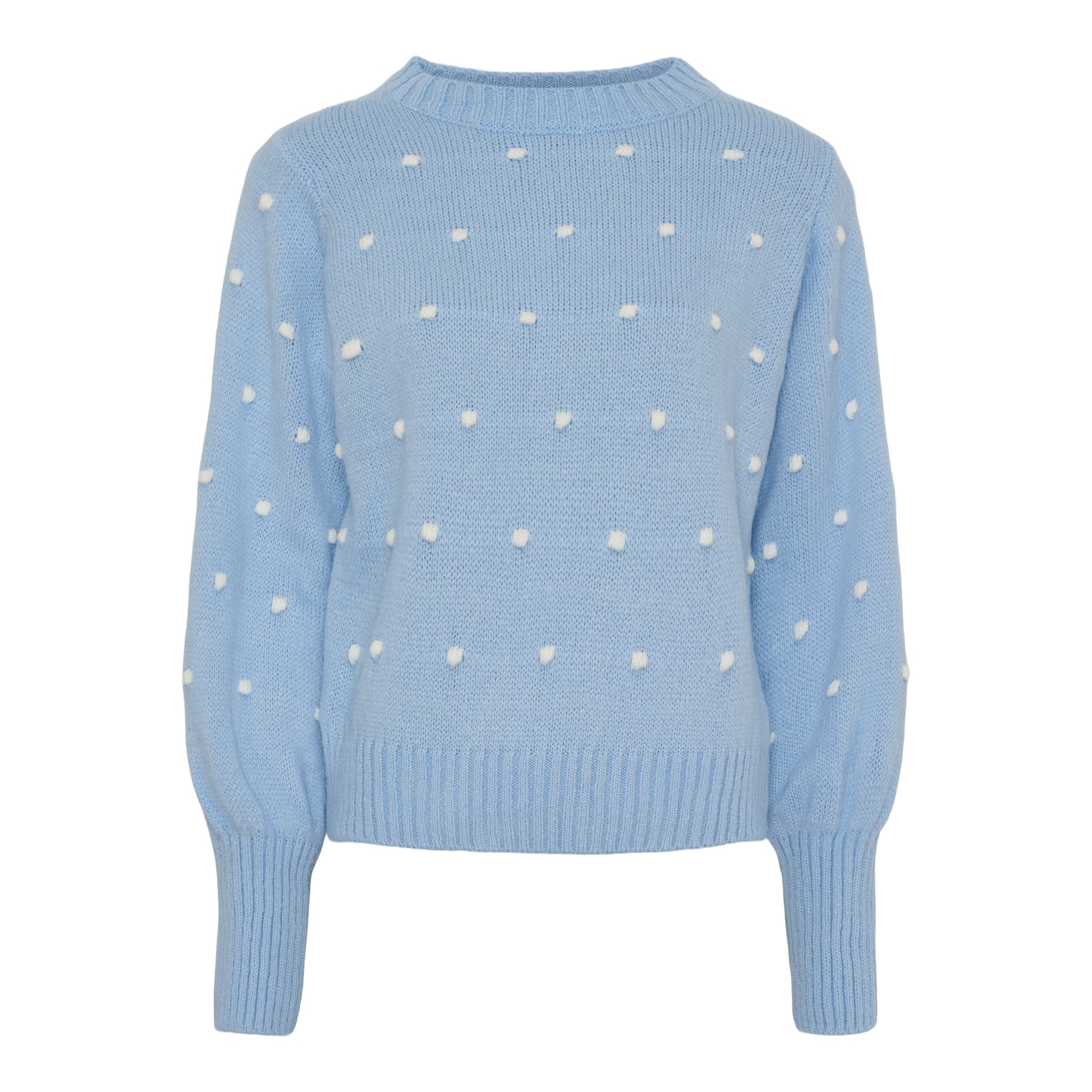 Marta du Chateau Alisee knit celeste/bianco - Online - Mode