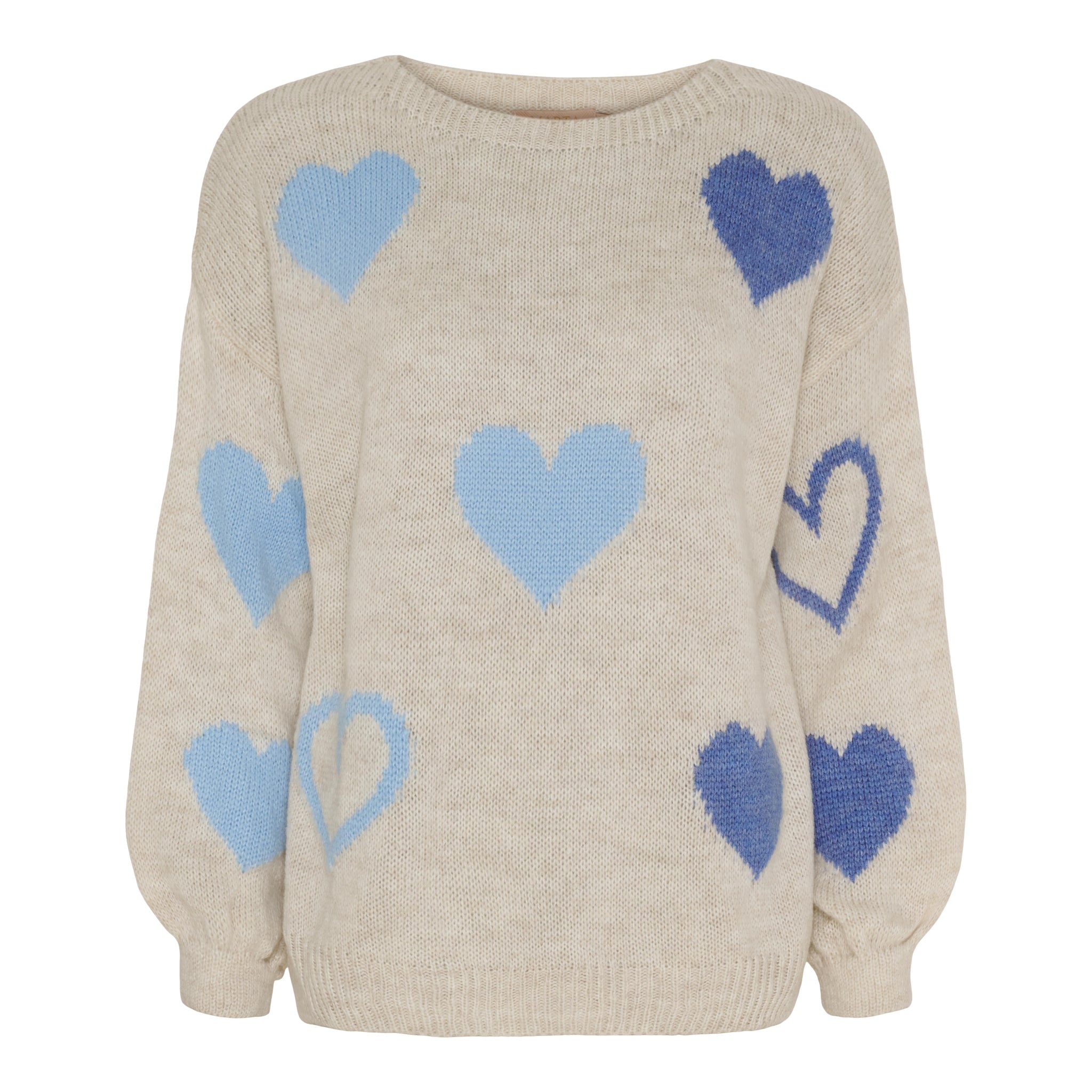 Marta du Chateau Amarante knit beige/jeans/celeste - Online - Mode