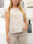 Marta du Chateau Amber top beige - Online - Mode