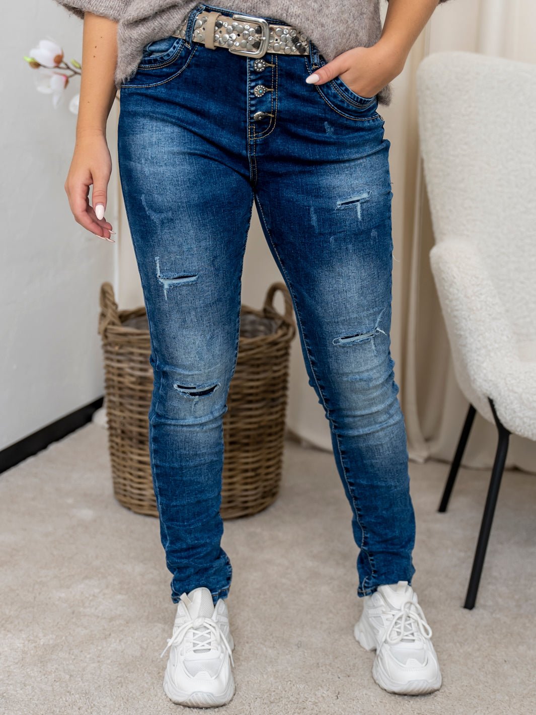 Marta du Chateau Ana 26164 jeans dark denim blue - Online - Mode
