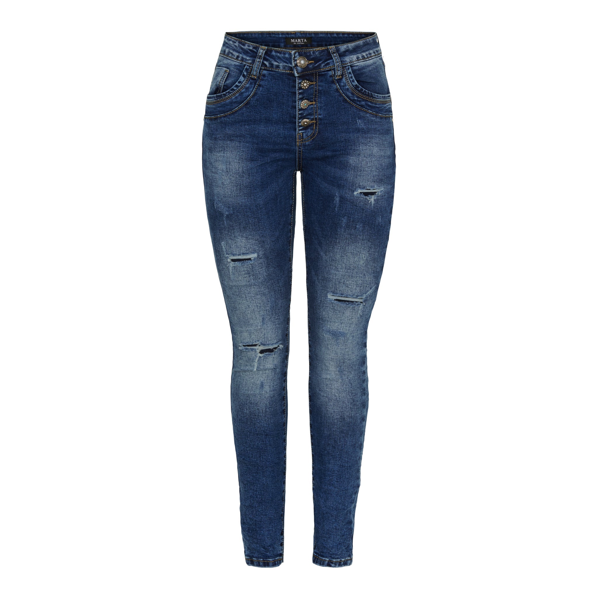 Marta du Chateau Ana 26164 jeans dark denim blue - Online - Mode
