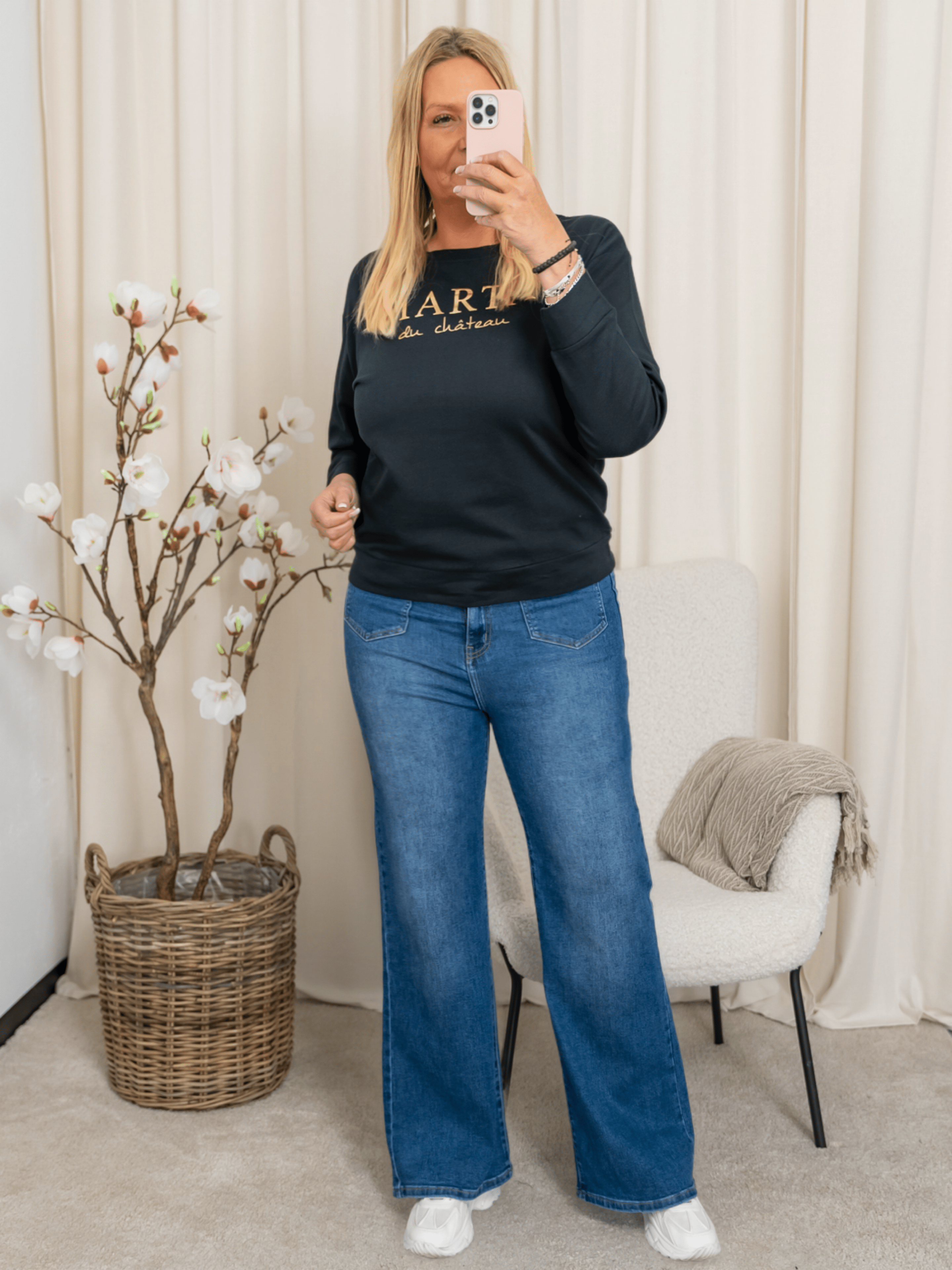 Marta du Chateau Annemette sweat black - Online - Mode