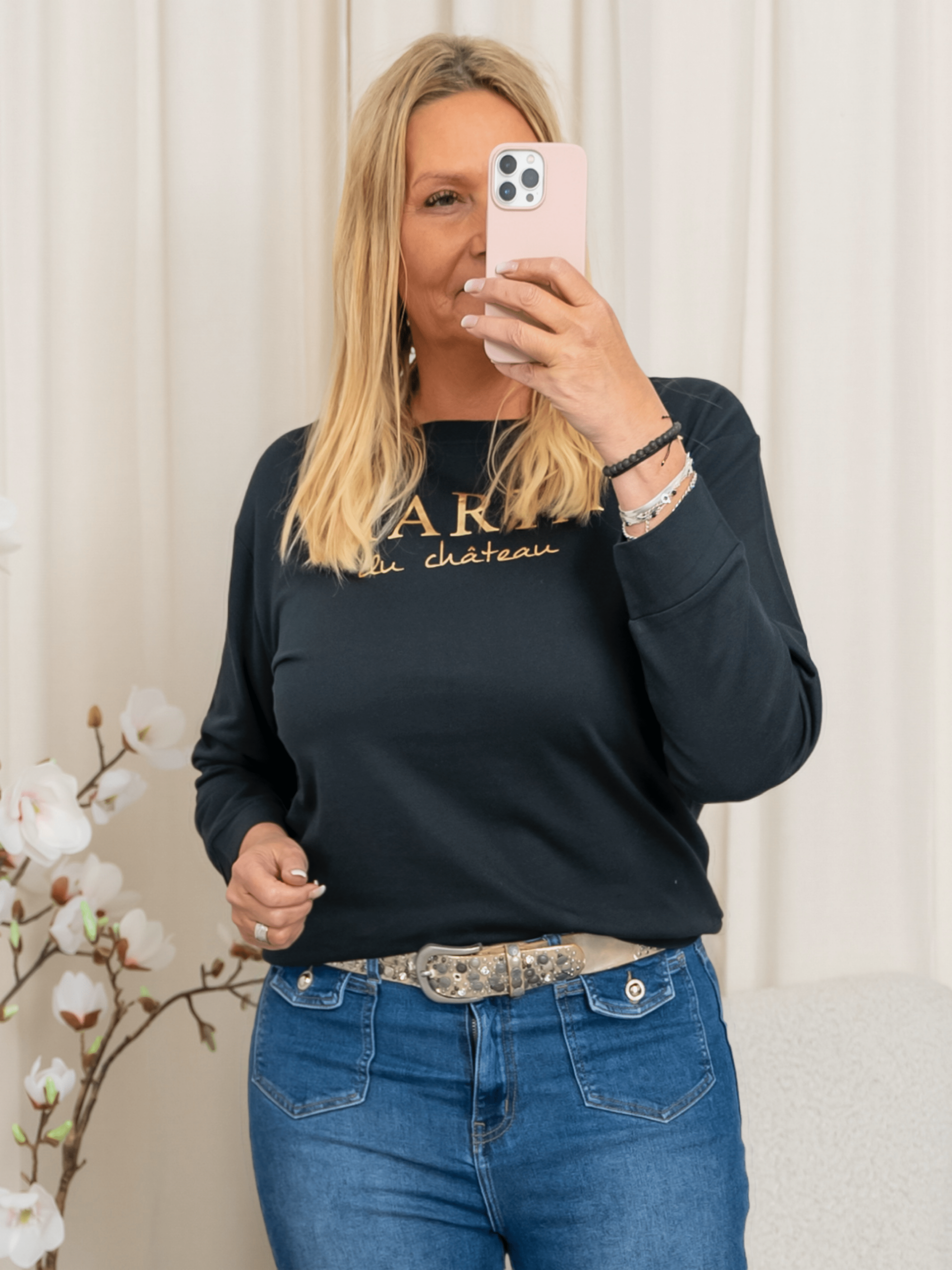 Marta du Chateau Annemette sweat black - Online - Mode